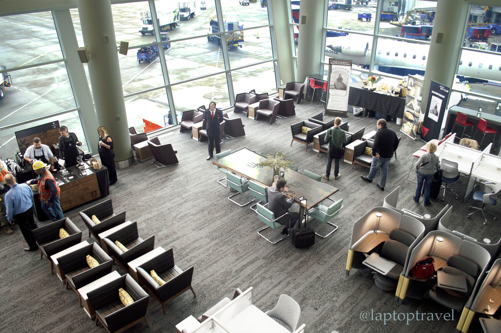 Review of Delta’s Newest Massive Flagship Sky Club in Seattle SEA – A First-Hand Visit