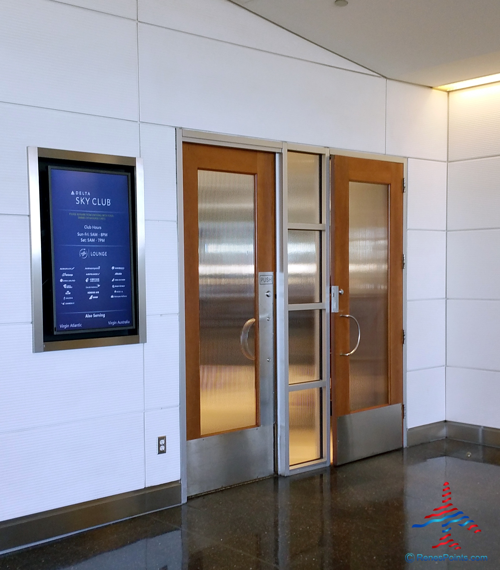 Delta Sky Club DCA Ronald Reagan Washington National Airport Review