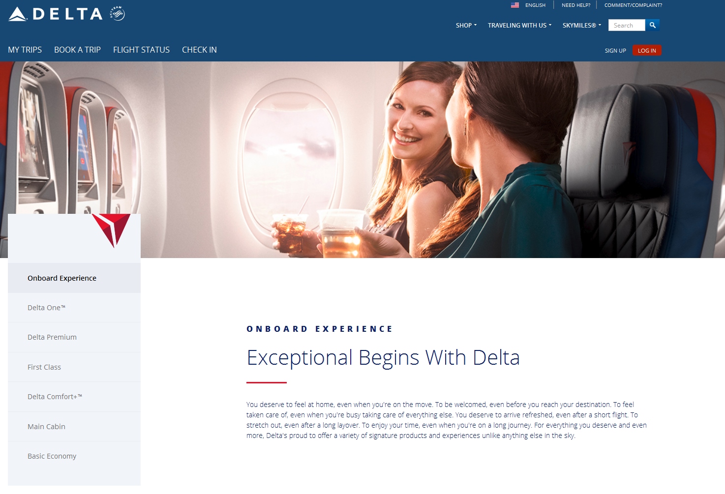 Have you seen Delta’s new seat branding page on Delta.com? Some interesting rankings!