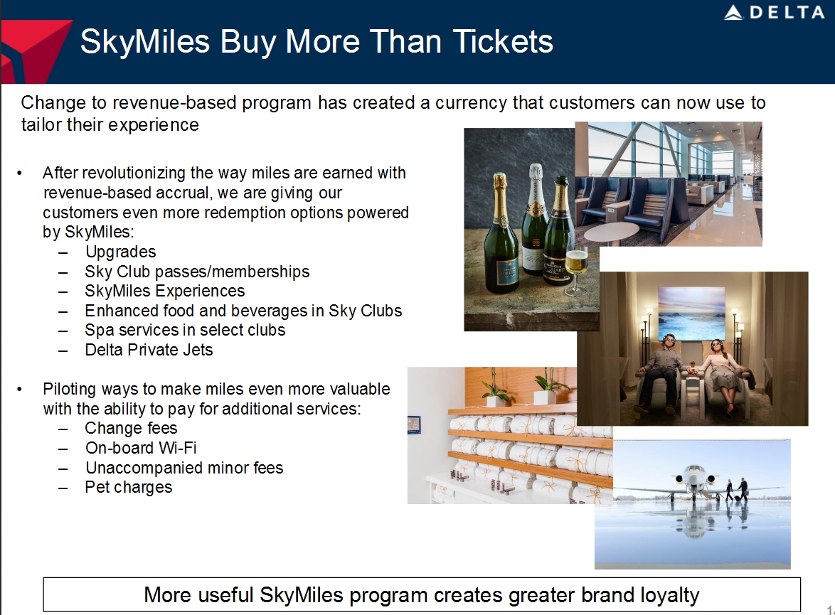 Delta’s $DAL Q4-16 Investors day yields even MORE bad news for SkyMiles (but not Medallion®s)!