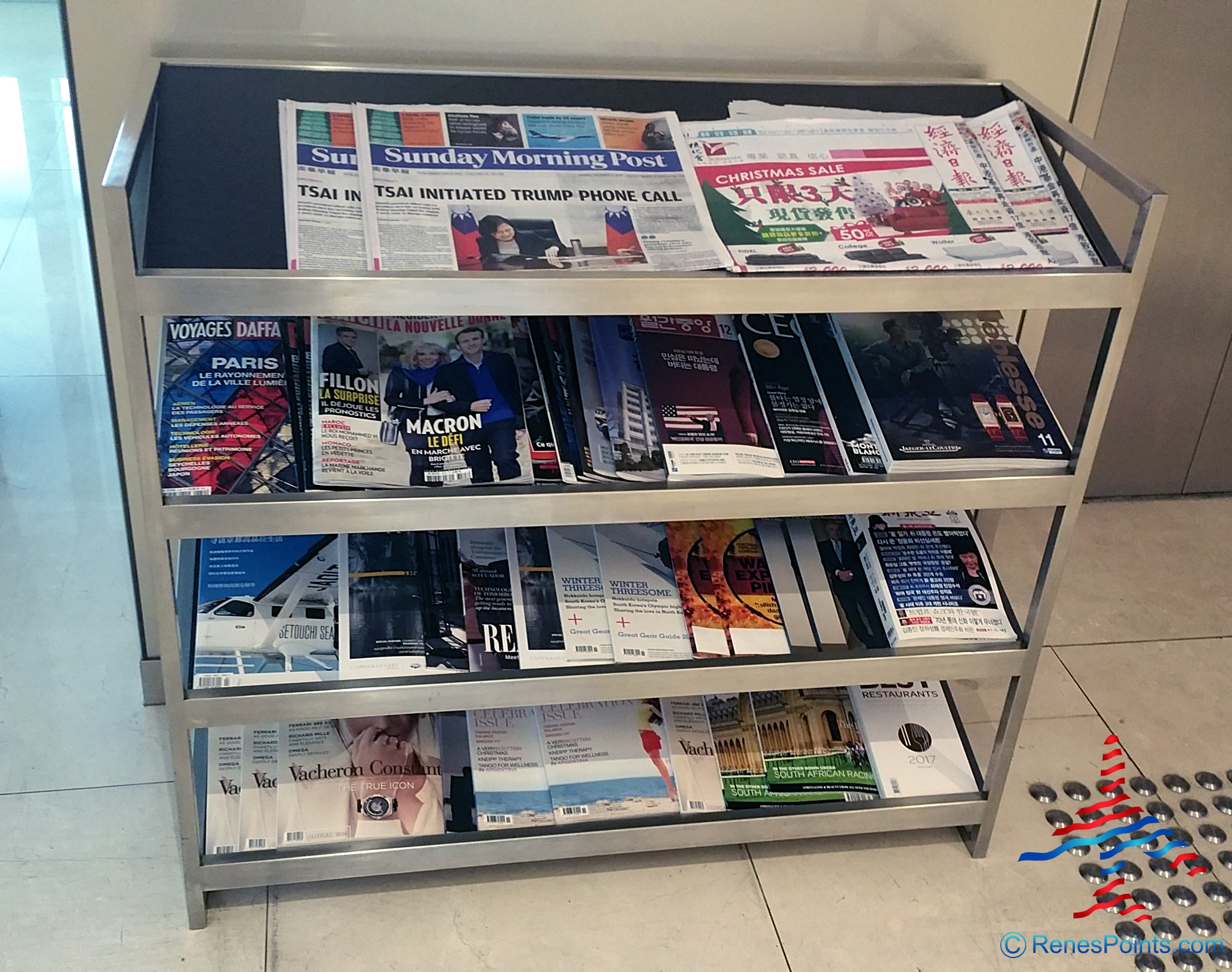 Skyteam Delta Lounge HKG Hong Kong International Airport review RenesPoints blog