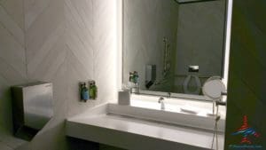 The hidden AMEX Centurion Lounge - The Centurion Lounge is located in Terminal D and is accessible via the elevator located in the Duty Free Shop near gate D6 - RenesPoints blog review (29)