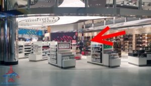 The hidden AMEX Centurion Lounge - The Centurion Lounge is located in Terminal D and is accessible via the elevator located in the Duty Free Shop near gate D6 - RenesPoints blog review (4)