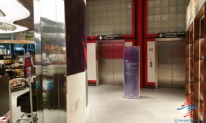 The hidden AMEX Centurion Lounge - The Centurion Lounge is located in Terminal D and is accessible via the elevator located in the Duty Free Shop near gate D6 - RenesPoints blog review (5)