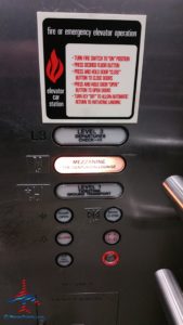 The hidden AMEX Centurion Lounge - The Centurion Lounge is located in Terminal D and is accessible via the elevator located in the Duty Free Shop near gate D6 - RenesPoints blog review (6)