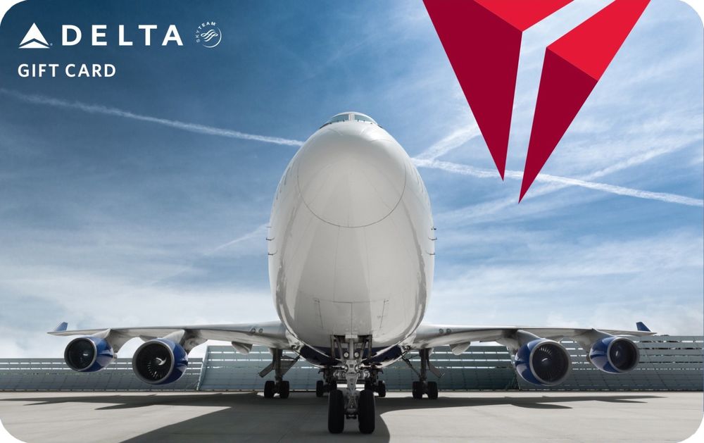 Delta Air Lines gift card