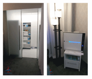 entrance area into delta sky club spa jfk renespoints