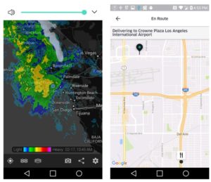bad weather in lax area oder food with UBEReats renespoints