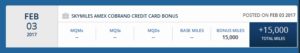 bonus skymiles 15000 for amex spend renespoints blog