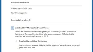 delta will not let me choose my guest pass choice for 2018