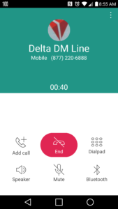 how to get Delta reps not to push cars and hotels