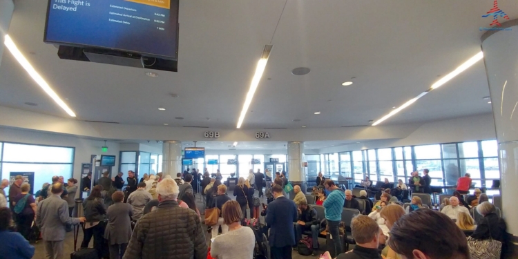 a group of people in a room