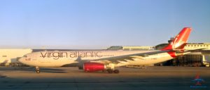 Virgin Atlantic jet Detroit photo DTW RenesPoints Blog