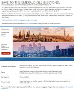 delta flash sale march 17
