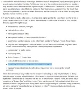 hilton says to not book at otas - period