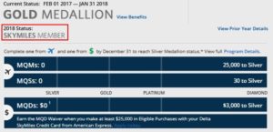 lisas delta skymiles totals and status for 2018 so far renespoints blog