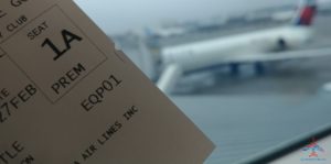 my cleared 1st class 1a seat RenesPoints blog from SEA to DTW on a Monday AM