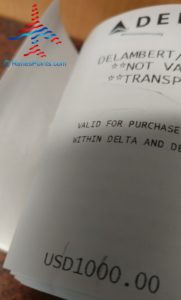 rene 1000 one thousand dollar delta air line bump voucher renespoints blog
