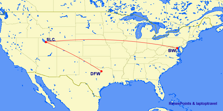 Baltimore to Dallas Overnight First Class Delta Elite Mileage Run $647 and 8556 MQM’s at 7.5CPM