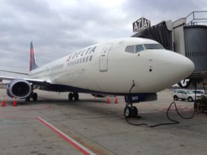 a jet plane at an airport