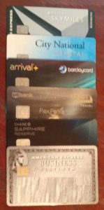 cards with points you can spend to earn delta points