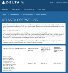 delta expands waver to hubs