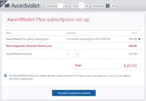 get an awardwallet OneCard