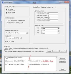 results from swiping my skymiles card and my sky club card from delta bar code renespoints blog