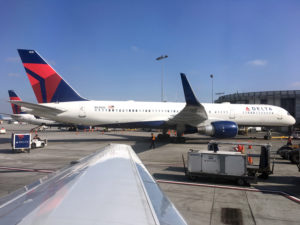 a large airplane on the tarmac