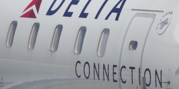 the side of a plane with windows