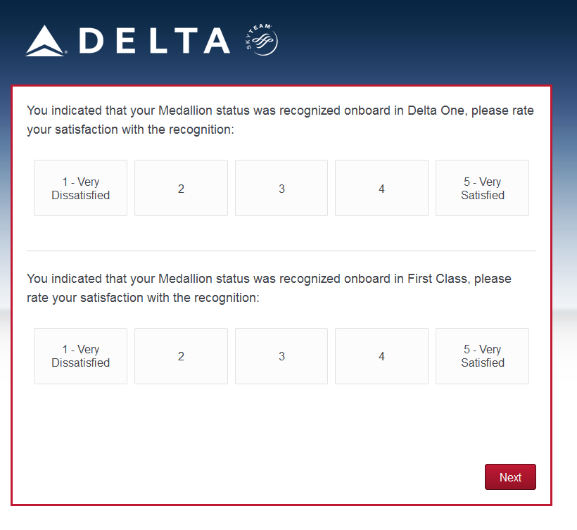New Delta Air Lines Skymiles Survey For 250 Skymiles How Would You