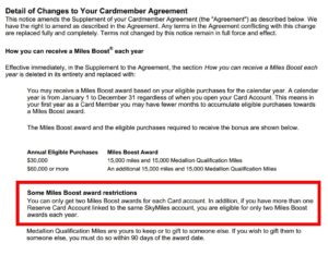 changes to earn MQMs from Delta AMEX Platinum and Reserve cards max 2 per SkyMiles account