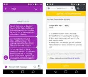 screens screenshots of a phone