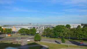 a view of a city from a high point