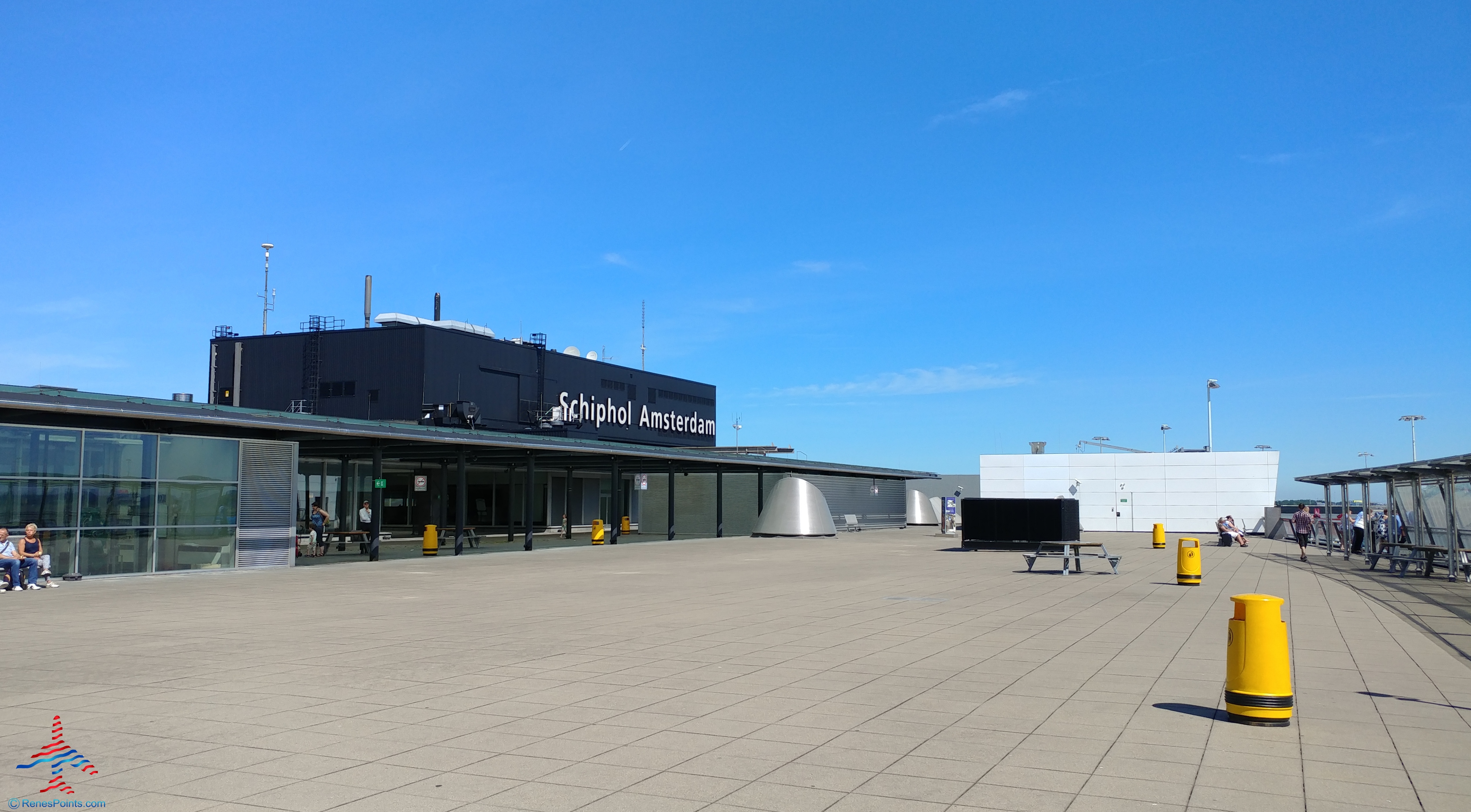 How to get to the Amsterdam Schiphol AMS Airport Panorama Terrace Observation Deck & Review