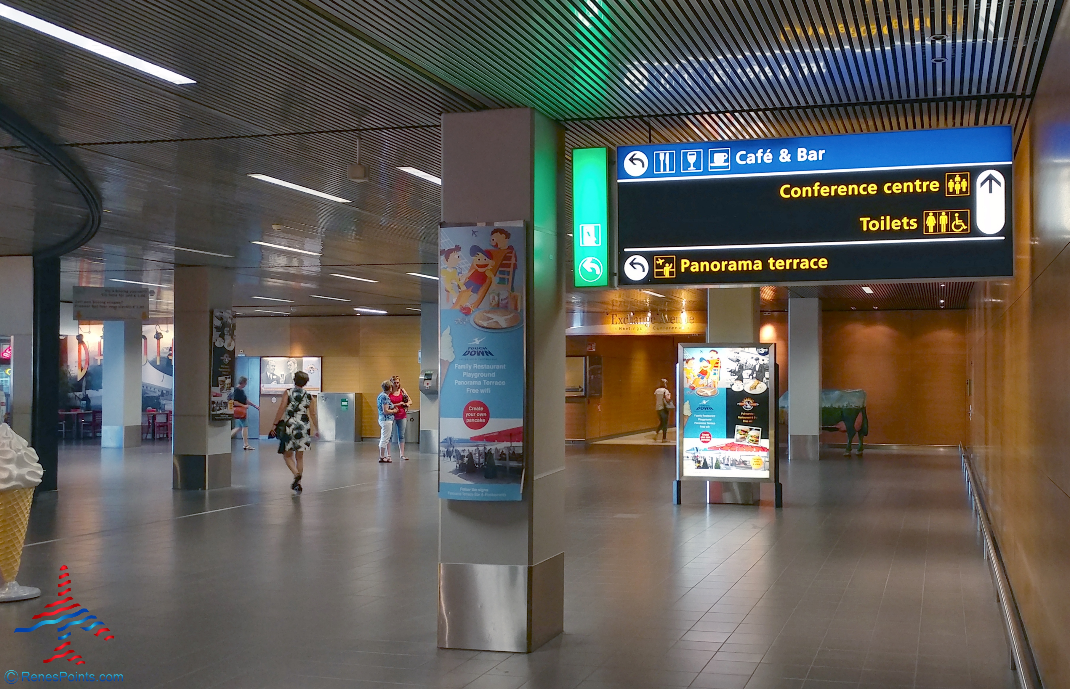 How to get to the Amsterdam Schiphol AMS Airport Panorama Terrace Observation Deck & Review