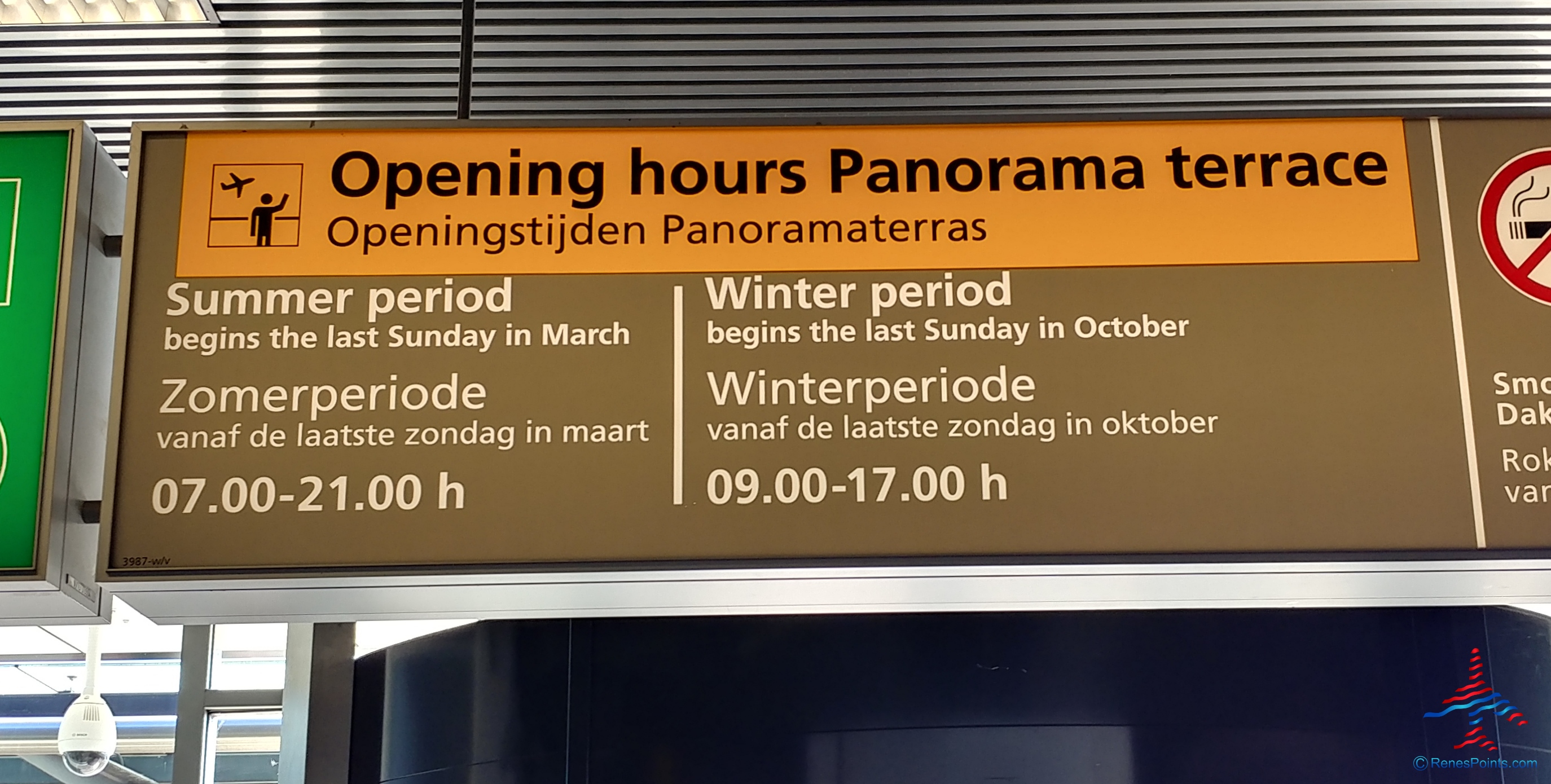 How to get to the Amsterdam Schiphol AMS Airport Panorama Terrace Observation Deck & Review