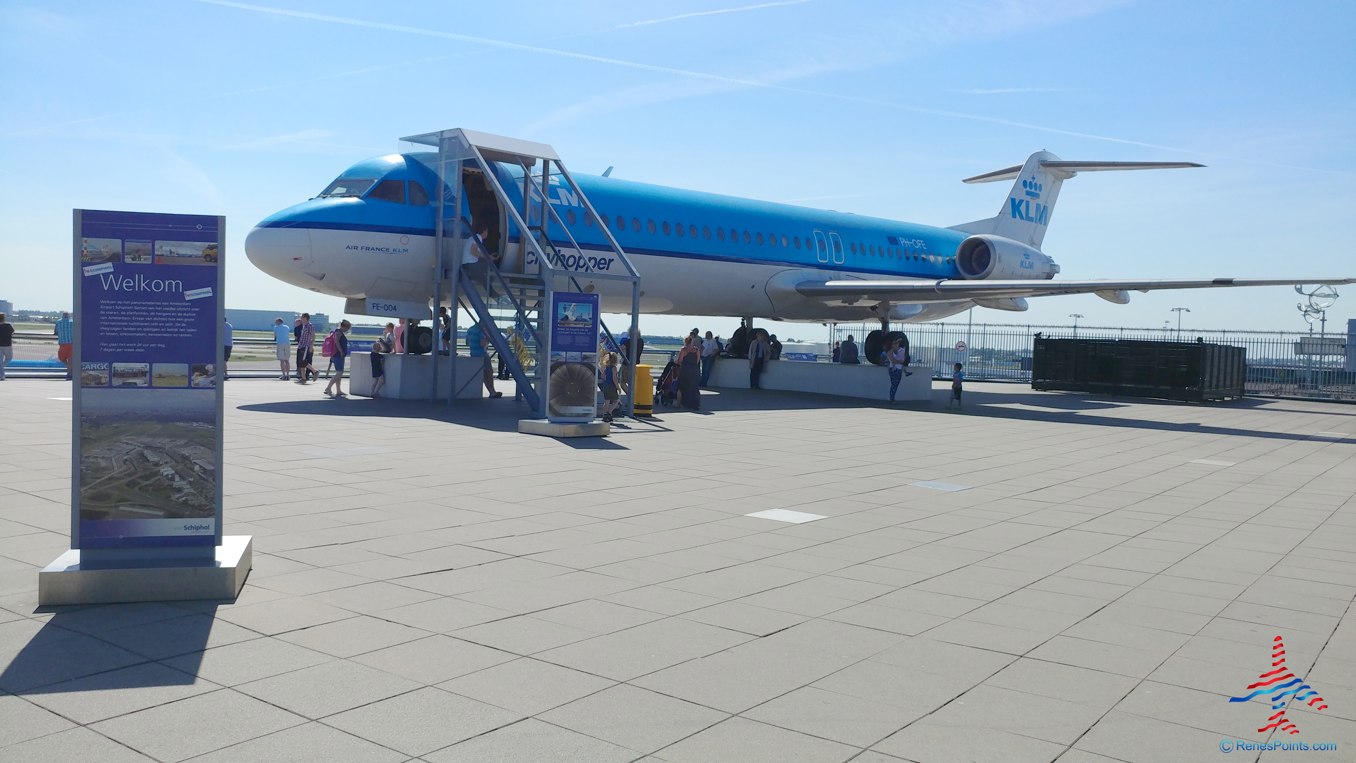 How to get to the Amsterdam Schiphol AMS Airport Panorama Terrace Observation Deck & Review