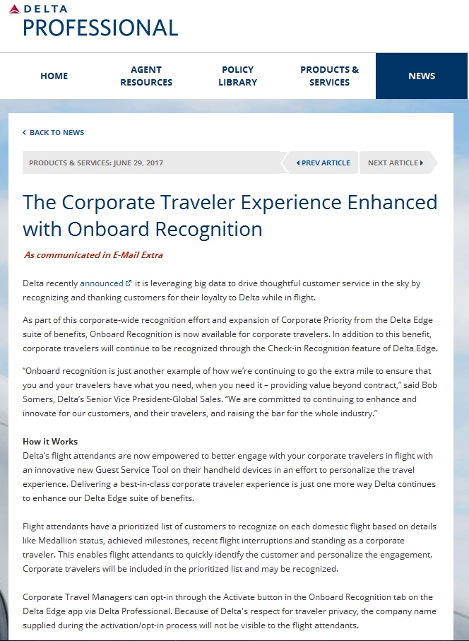 Weekend musing on Delta official changes to #TeamBoardLast & onboard FA “Thank Yous”