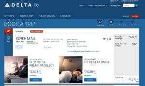 a screenshot of a flight status