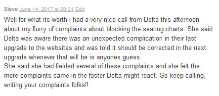 Delta people believe the “fake news” from CORP – The OPT-OUT fix can not come soon enough!