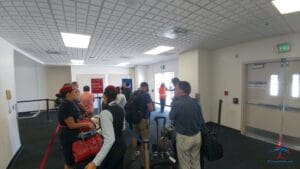 a group of people in a room