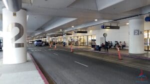 a street with people walking on it