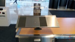 a rectangular metal object on a table