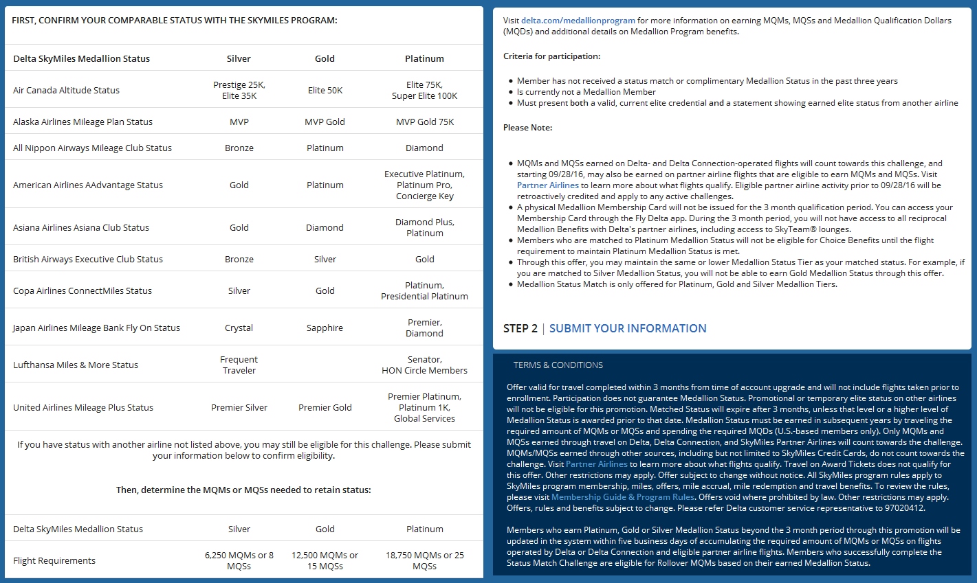 When should you status match Delta? TODAY IS THAT DAY! Welcome to elite Medallion status with Delta Air Lines.