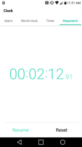 a digital time on a white background