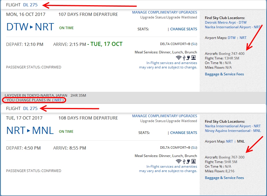 Watch Out For Delta Plane Change Same Flight Number Eye Of The Flyer
