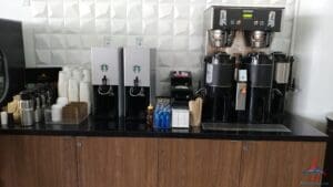 a coffee machine on a counter