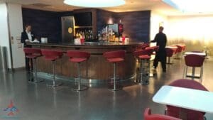 a man standing in a bar