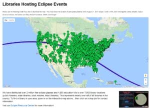 a map of the united states with a blue line